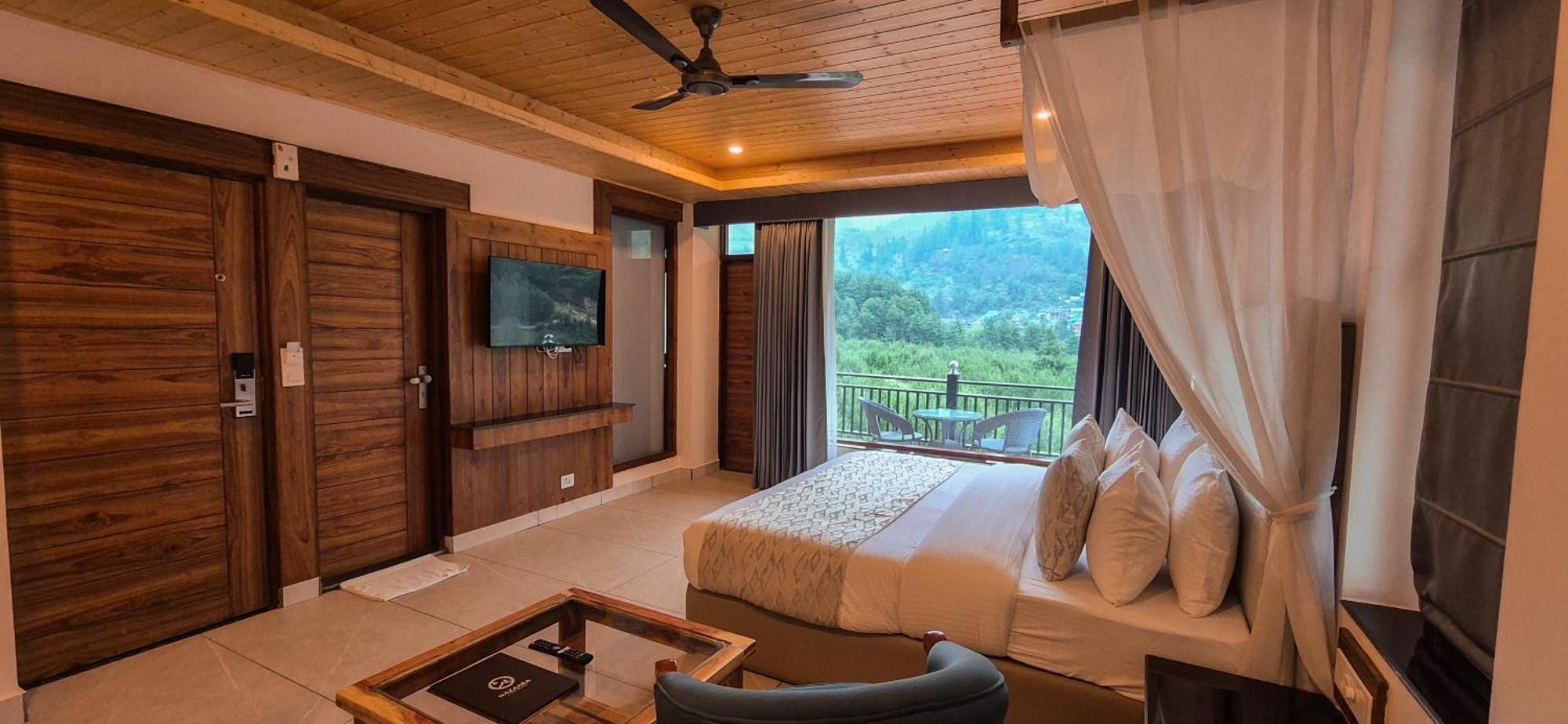 Отель Nazaara - A Luxe Retreat Манали Экстерьер фото
