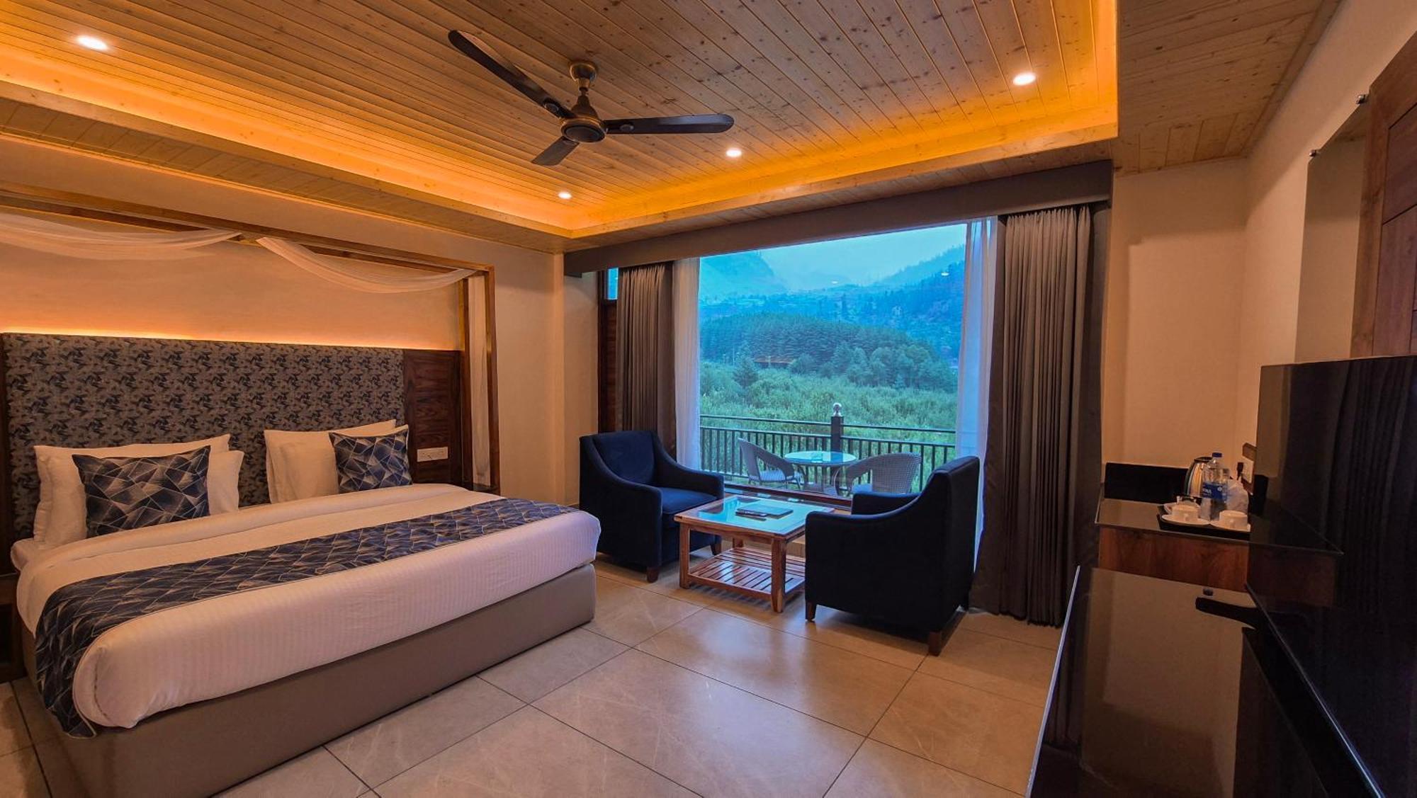 Отель Nazaara - A Luxe Retreat Манали Экстерьер фото