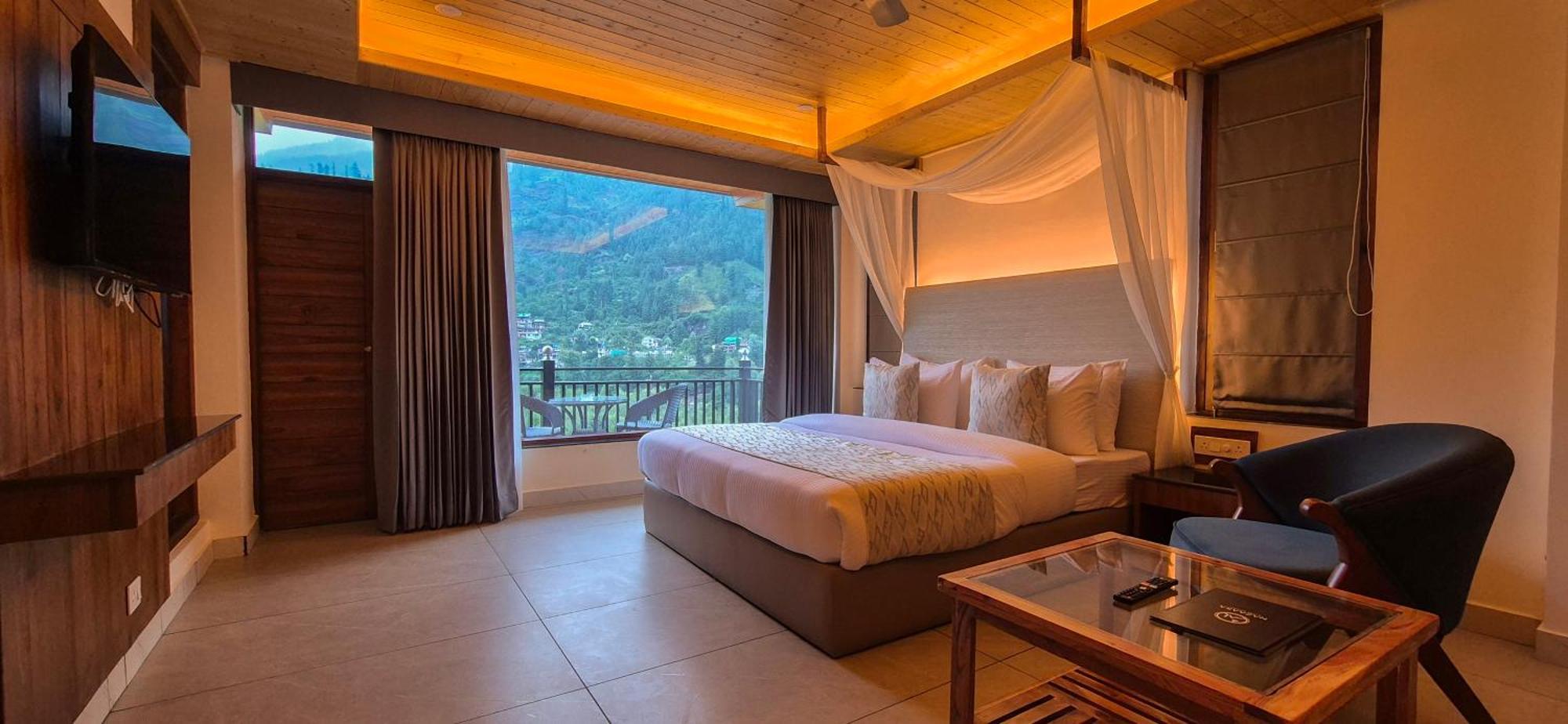 Отель Nazaara - A Luxe Retreat Манали Экстерьер фото