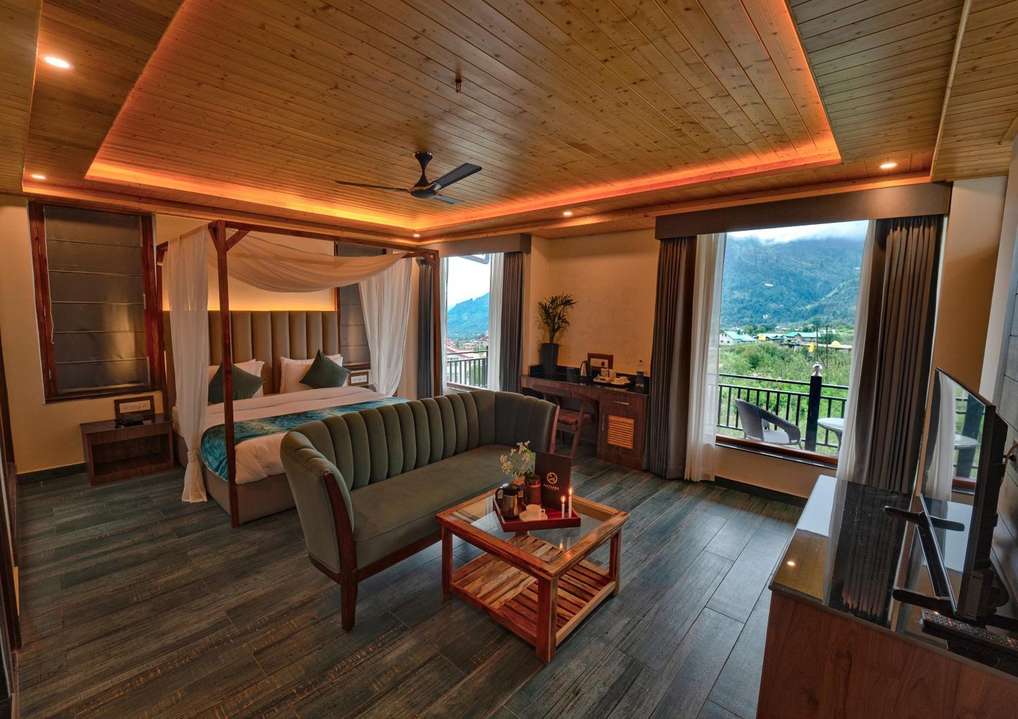 Отель Nazaara - A Luxe Retreat Манали Экстерьер фото