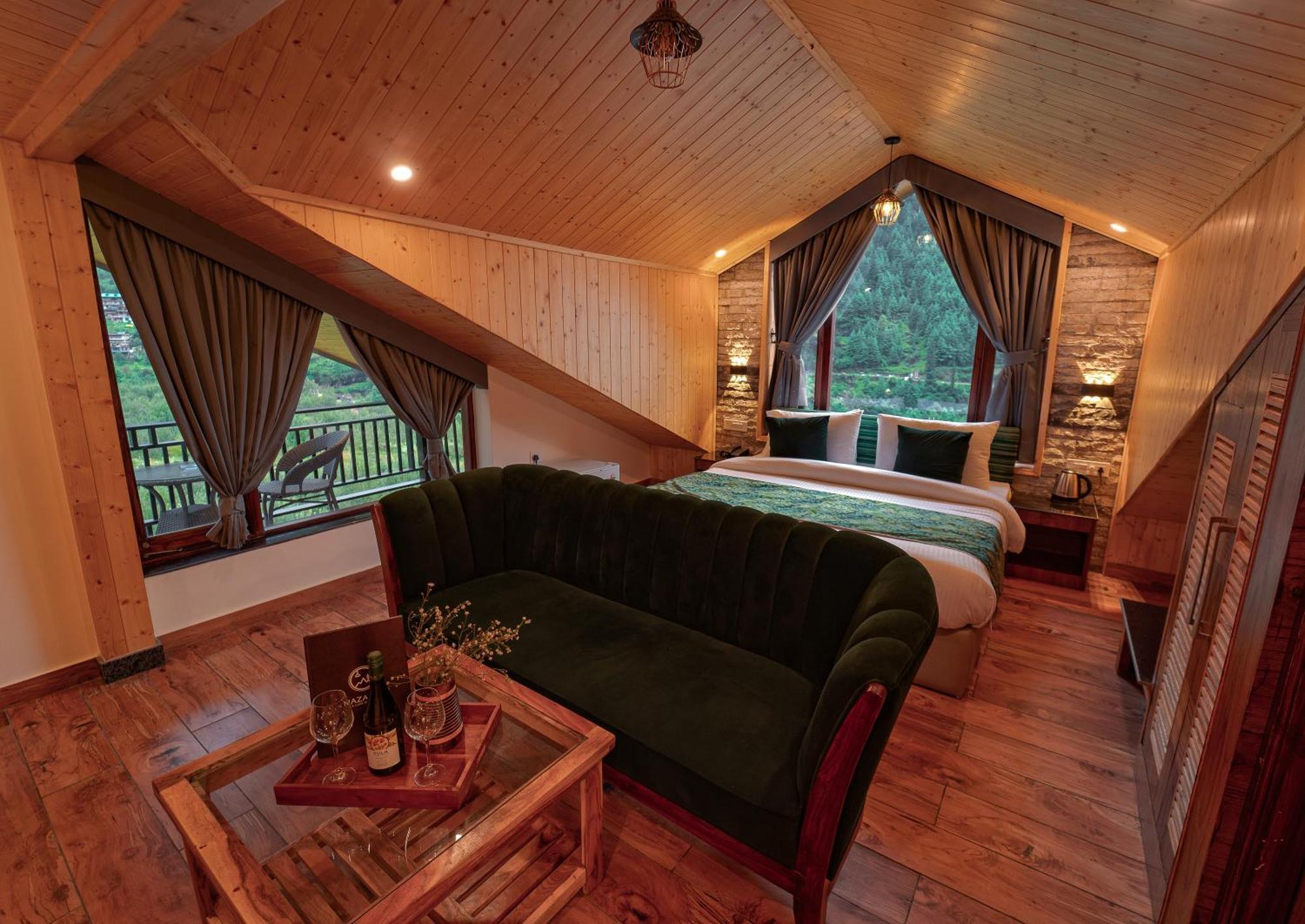 Отель Nazaara - A Luxe Retreat Манали Экстерьер фото